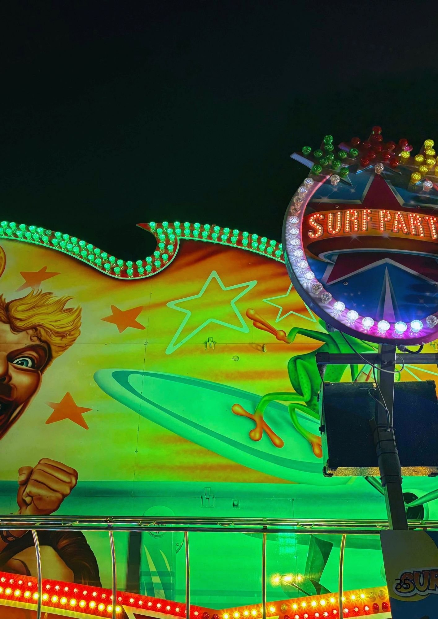 Fête foraine de nuit